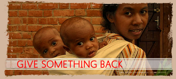 Give something back 